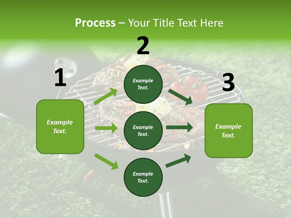 Green Sirloin Cooking PowerPoint Template