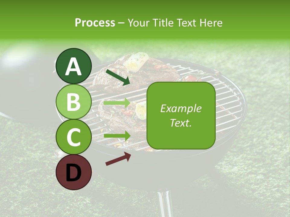 Green Sirloin Cooking PowerPoint Template