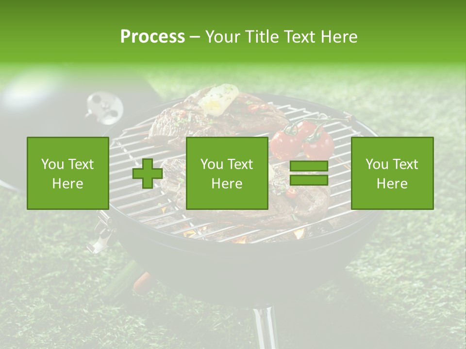 Green Sirloin Cooking PowerPoint Template