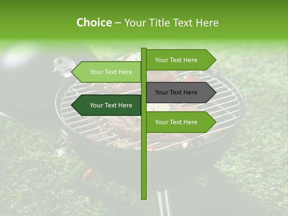 Green Sirloin Cooking PowerPoint Template