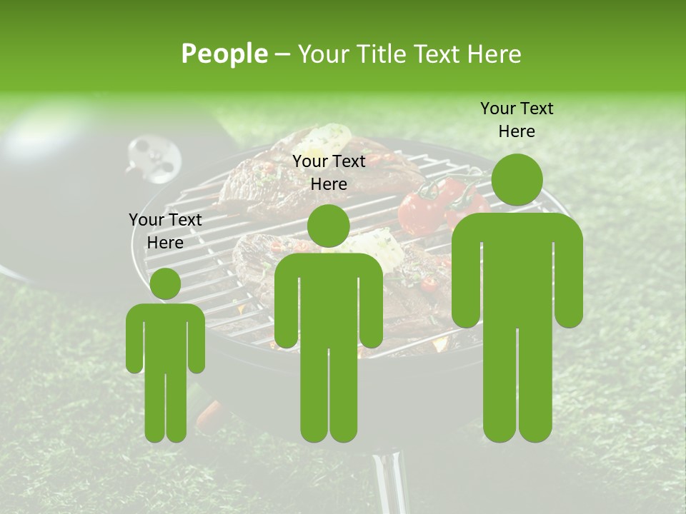 Green Sirloin Cooking PowerPoint Template