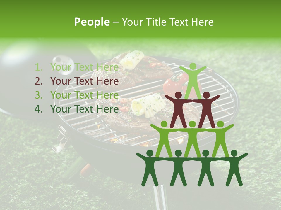 Green Sirloin Cooking PowerPoint Template