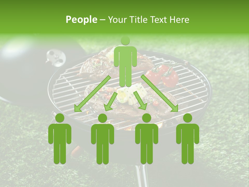Green Sirloin Cooking PowerPoint Template