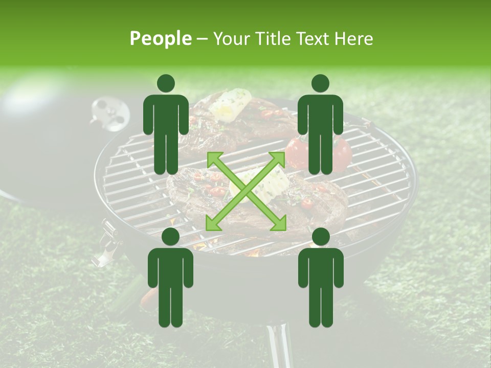 Green Sirloin Cooking PowerPoint Template