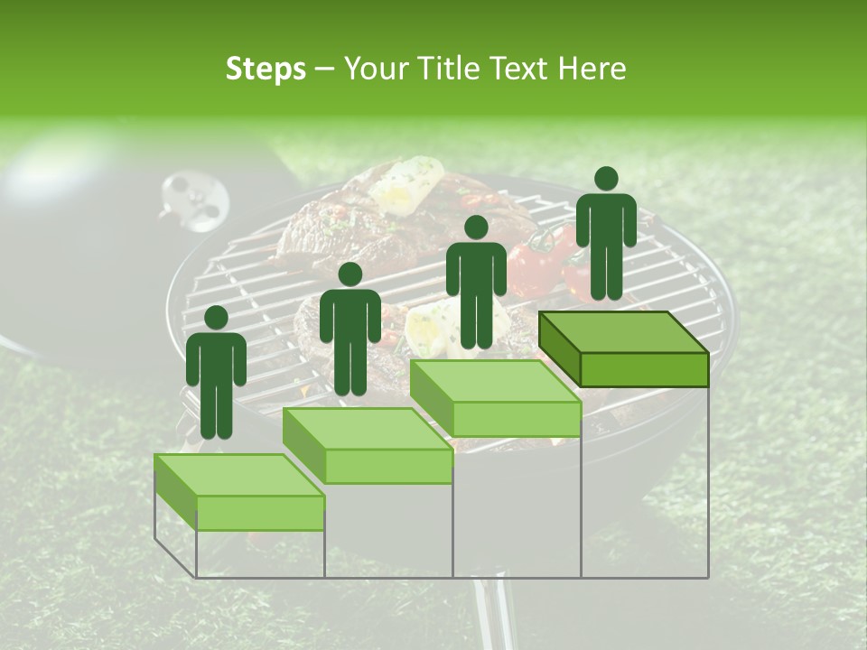 Green Sirloin Cooking PowerPoint Template