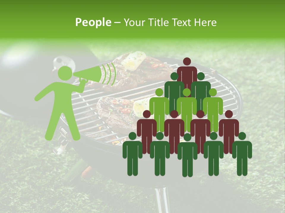 Green Sirloin Cooking PowerPoint Template