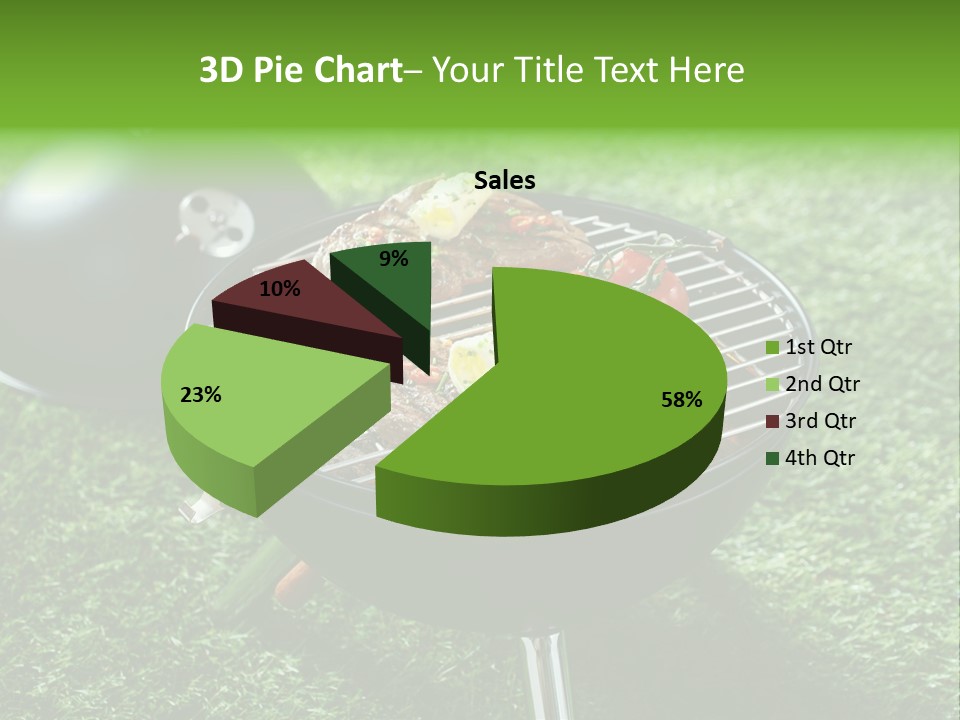 Green Sirloin Cooking PowerPoint Template