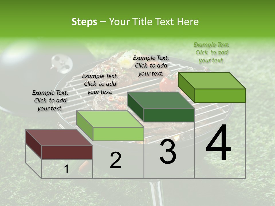 Green Sirloin Cooking PowerPoint Template