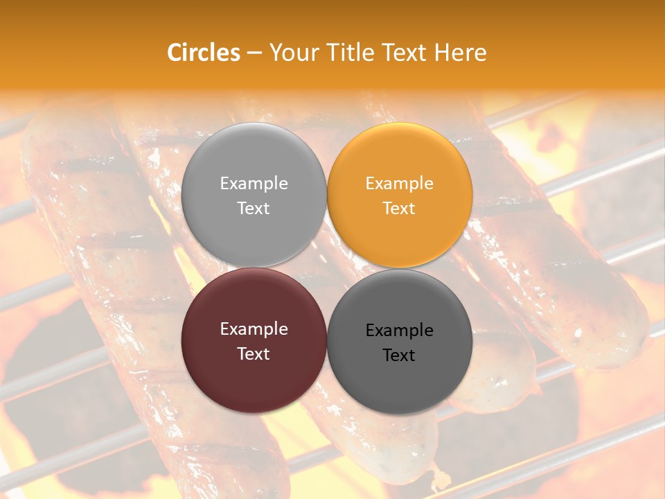 Charcoal Heat Outdoor PowerPoint Template