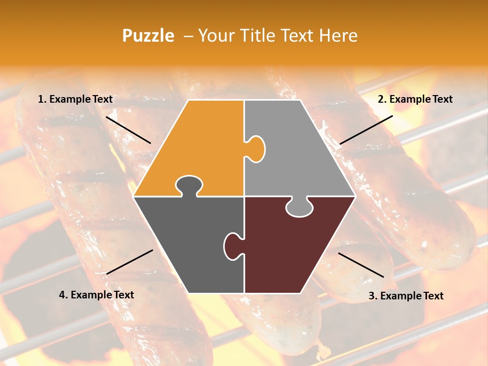 Charcoal Heat Outdoor PowerPoint Template