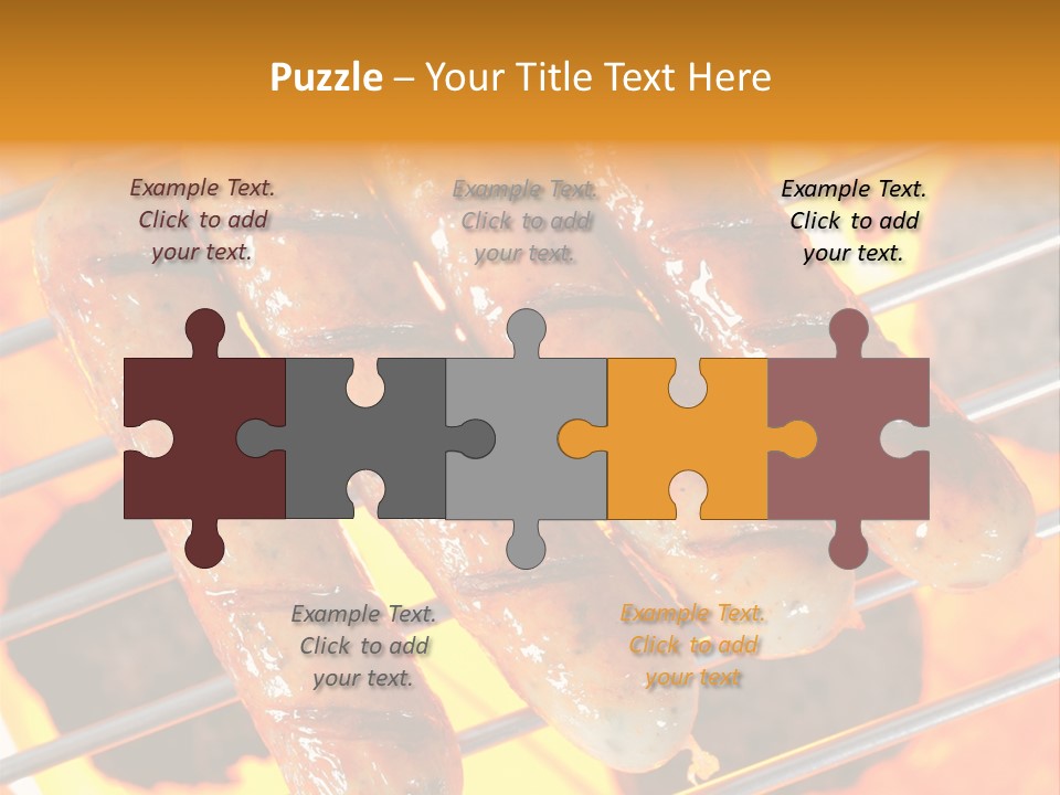 Charcoal Heat Outdoor PowerPoint Template