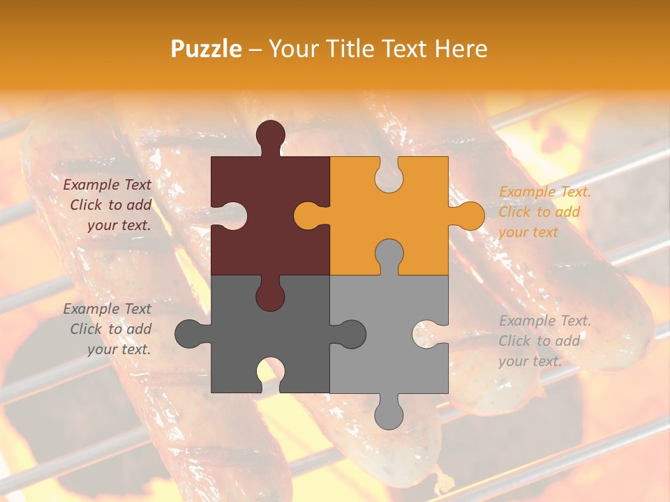 Charcoal Heat Outdoor PowerPoint Template