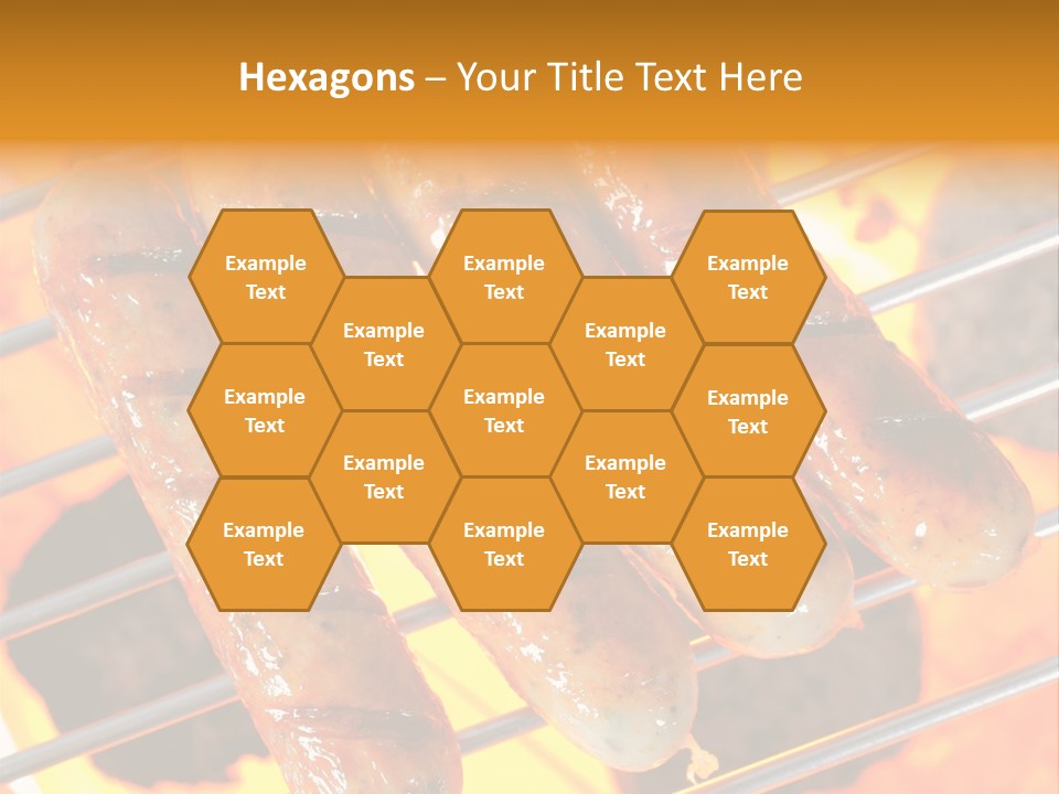 Charcoal Heat Outdoor PowerPoint Template