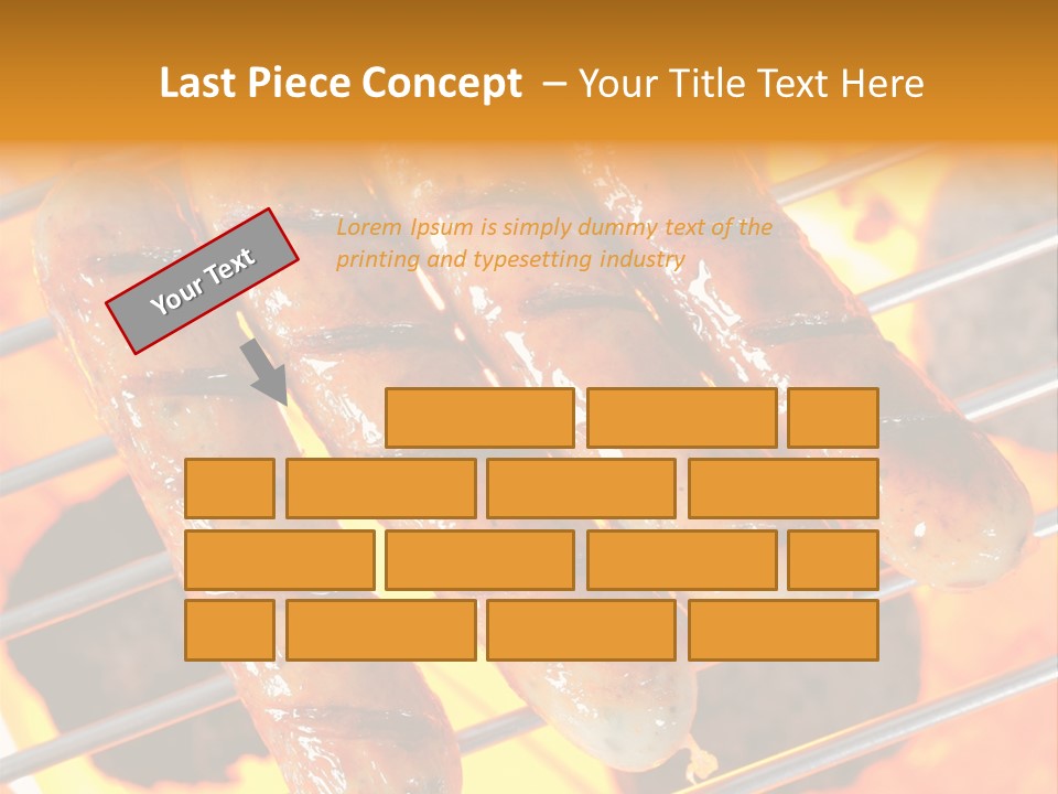 Charcoal Heat Outdoor PowerPoint Template