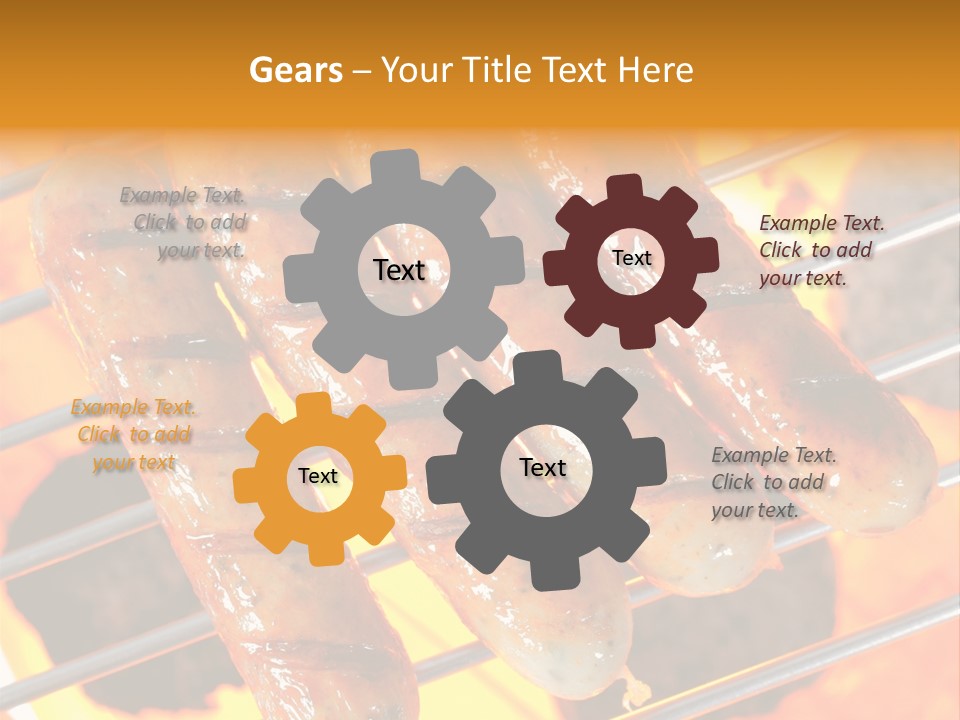 Charcoal Heat Outdoor PowerPoint Template