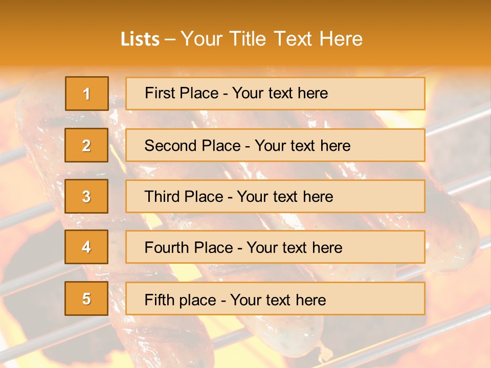Charcoal Heat Outdoor PowerPoint Template