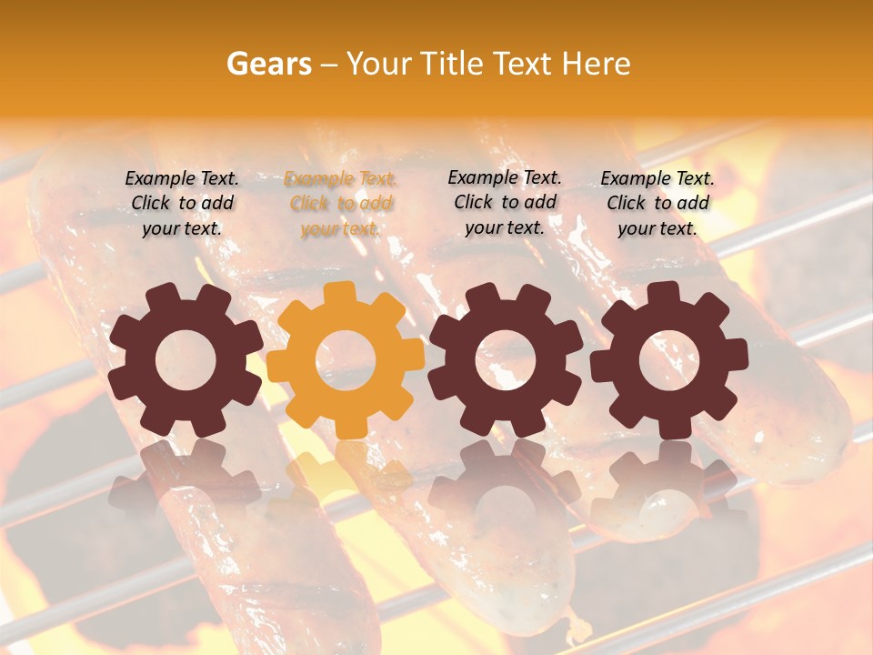 Charcoal Heat Outdoor PowerPoint Template