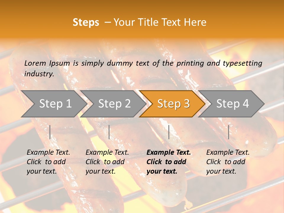 Charcoal Heat Outdoor PowerPoint Template