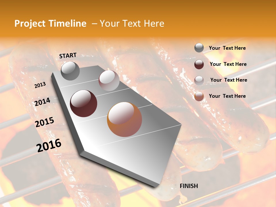 Charcoal Heat Outdoor PowerPoint Template