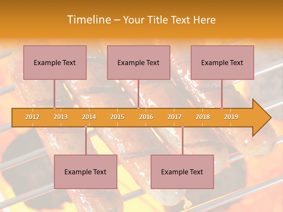 Charcoal Heat Outdoor PowerPoint Template