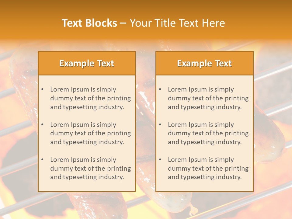 Charcoal Heat Outdoor PowerPoint Template