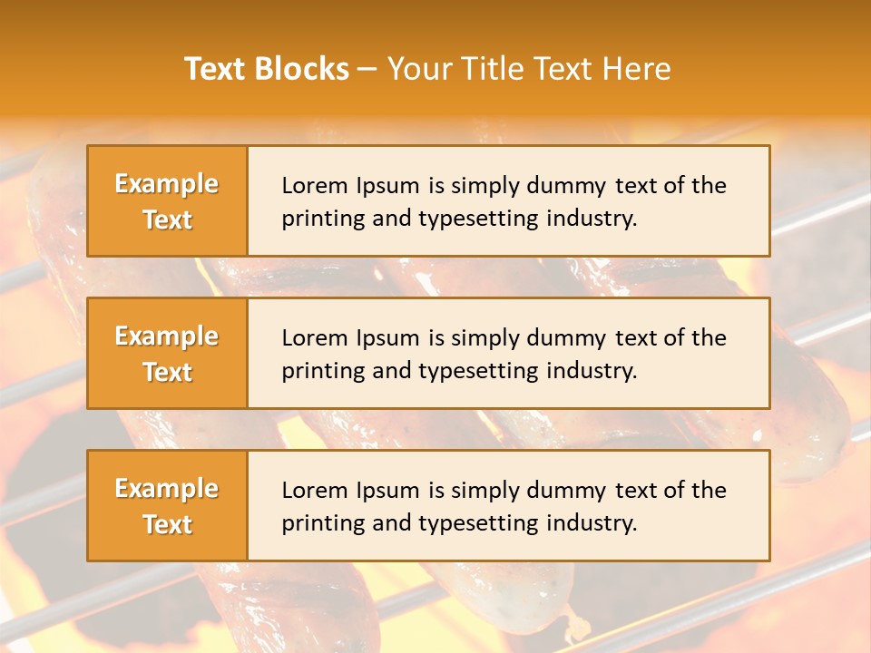 Charcoal Heat Outdoor PowerPoint Template