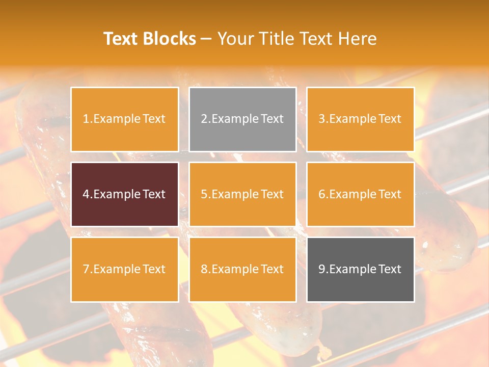 Charcoal Heat Outdoor PowerPoint Template