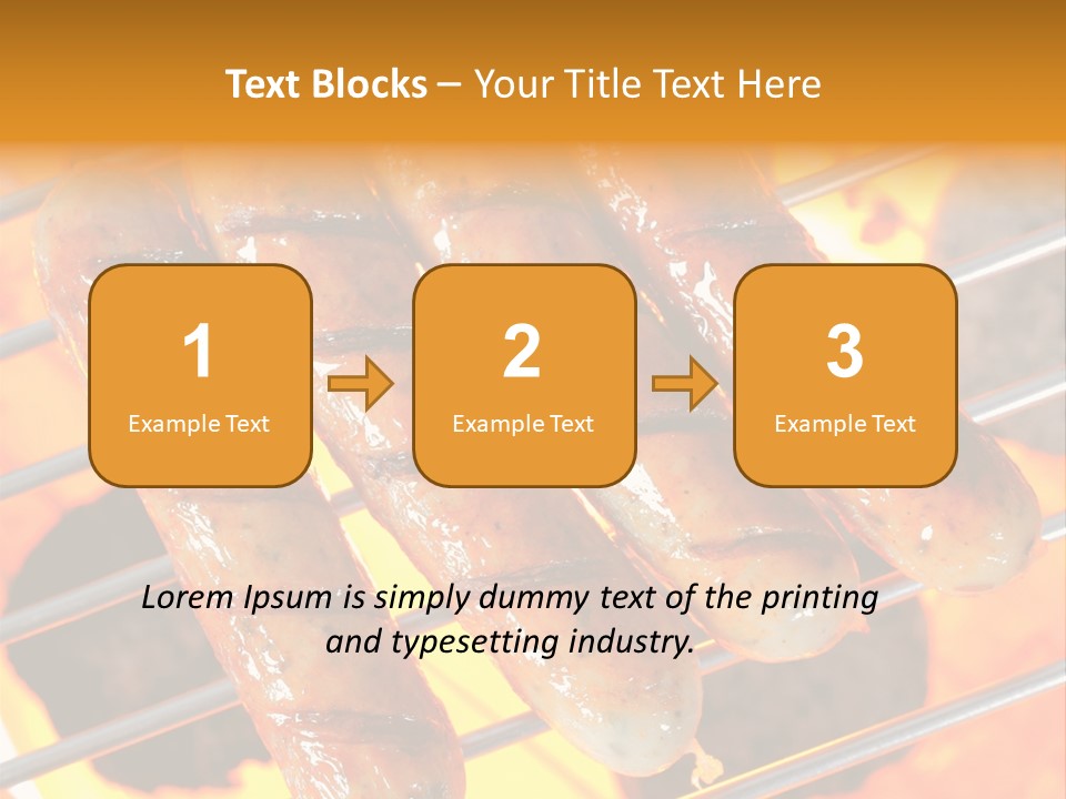 Charcoal Heat Outdoor PowerPoint Template