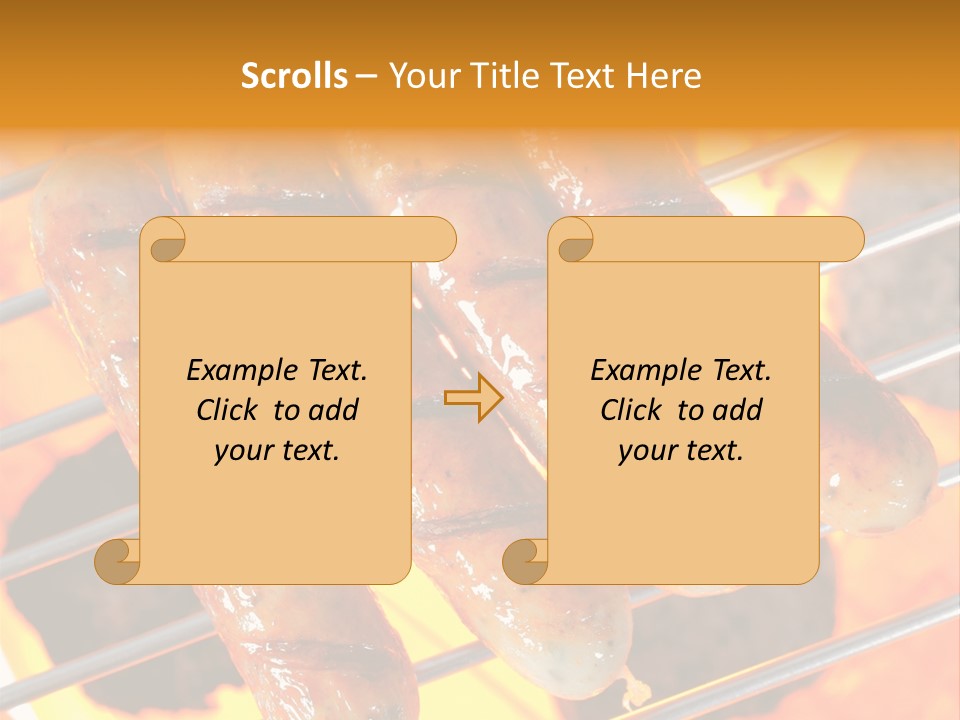 Charcoal Heat Outdoor PowerPoint Template