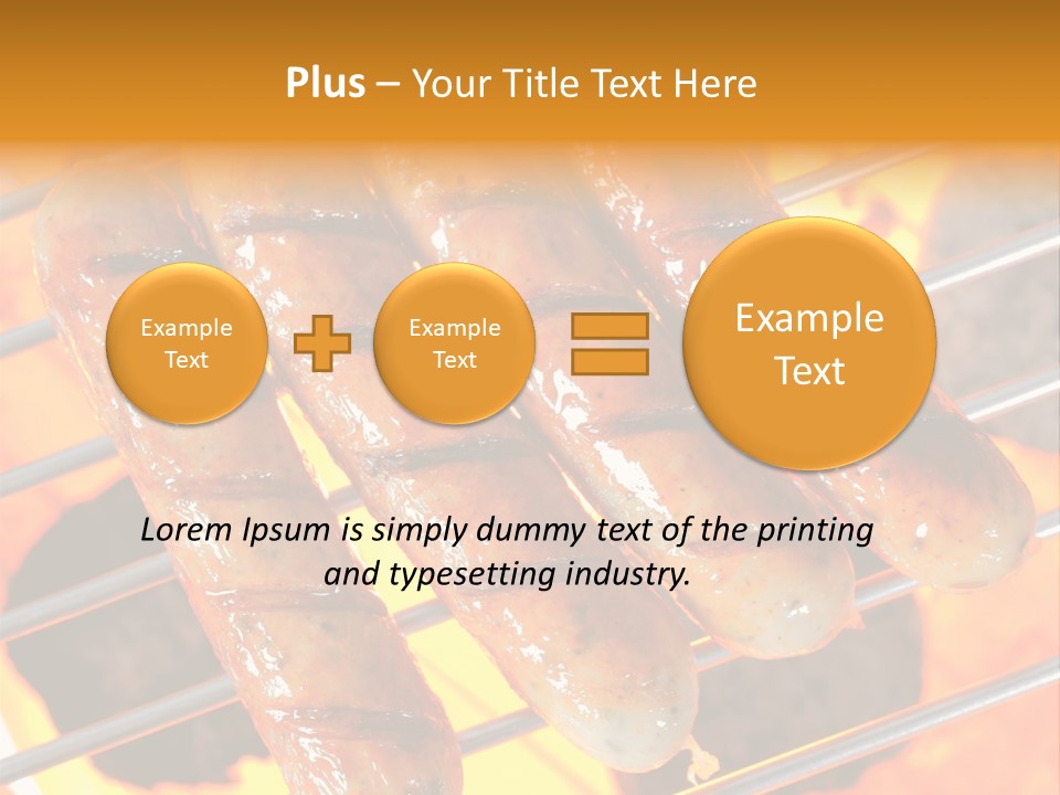 Charcoal Heat Outdoor PowerPoint Template