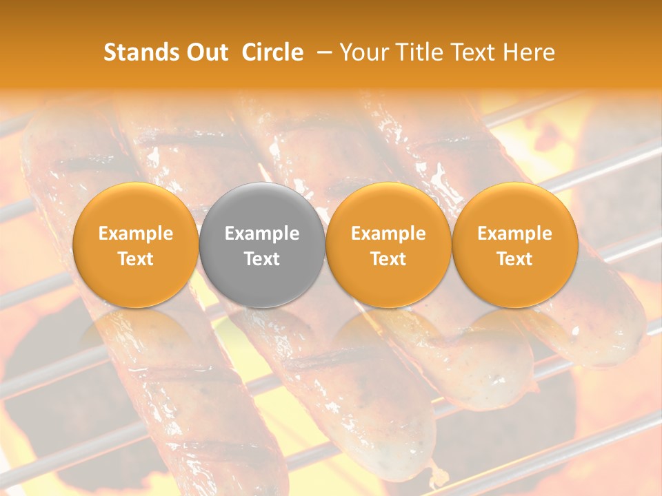 Charcoal Heat Outdoor PowerPoint Template