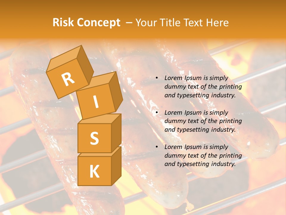 Charcoal Heat Outdoor PowerPoint Template