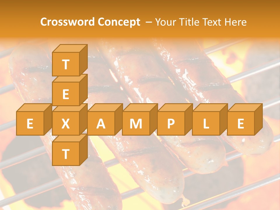 Charcoal Heat Outdoor PowerPoint Template