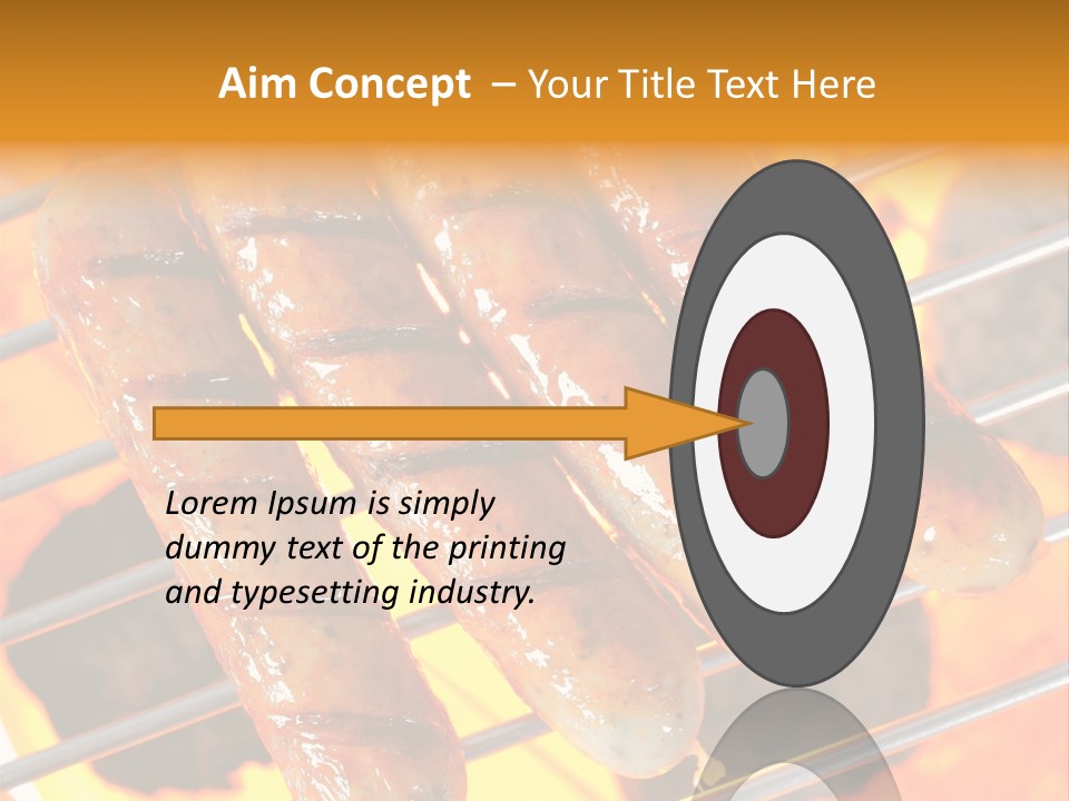 Charcoal Heat Outdoor PowerPoint Template