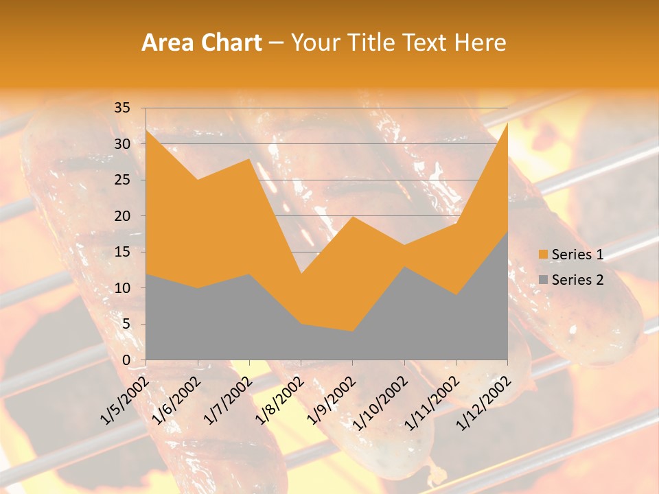 Charcoal Heat Outdoor PowerPoint Template