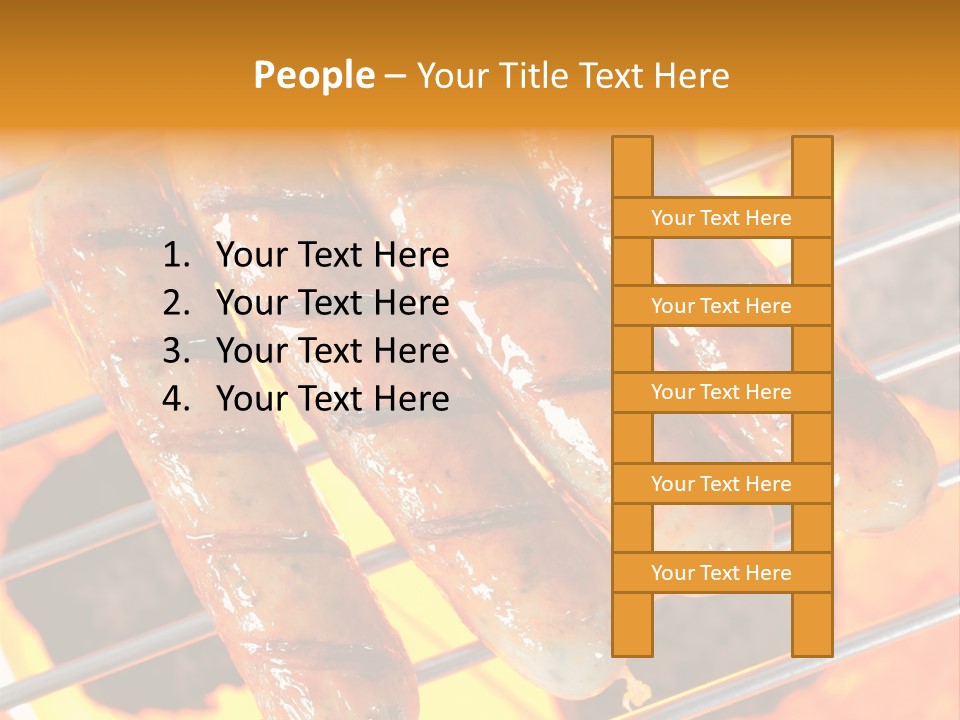 Charcoal Heat Outdoor PowerPoint Template