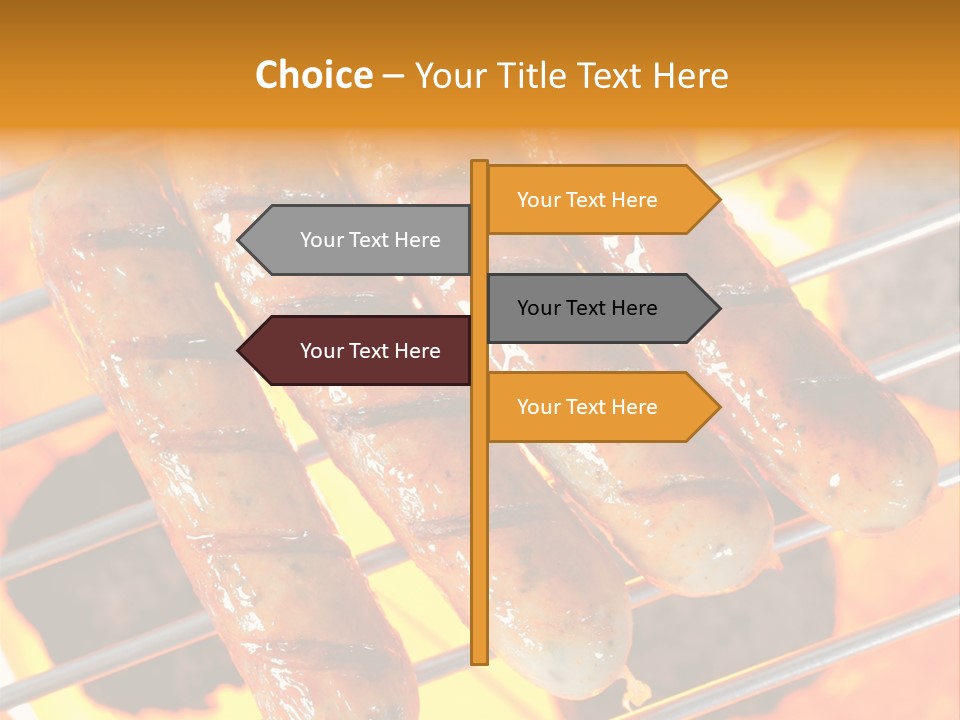 Charcoal Heat Outdoor PowerPoint Template
