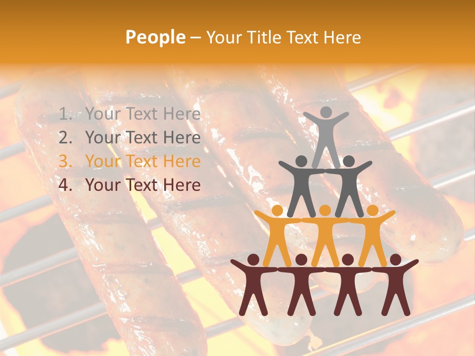 Charcoal Heat Outdoor PowerPoint Template