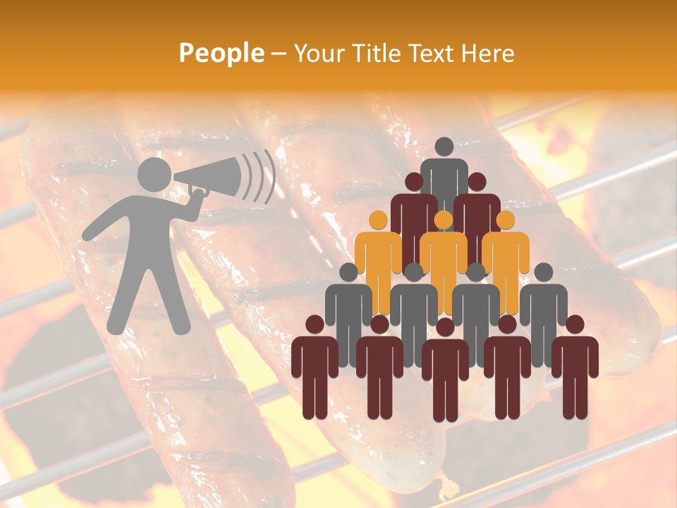 Charcoal Heat Outdoor PowerPoint Template