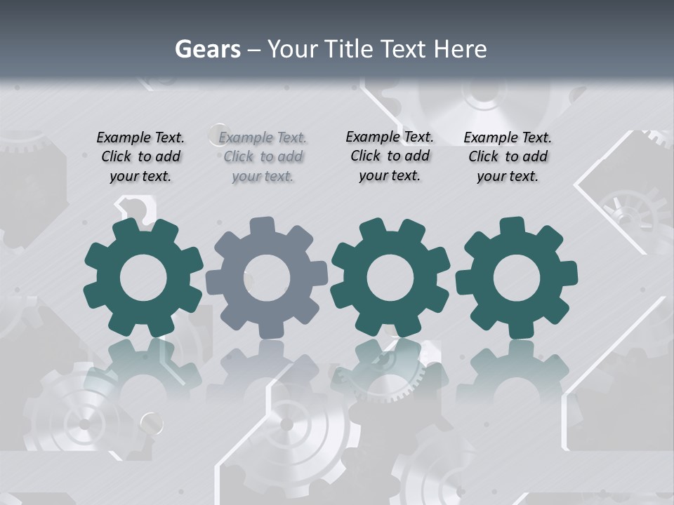 Turn Engine Watch PowerPoint Template