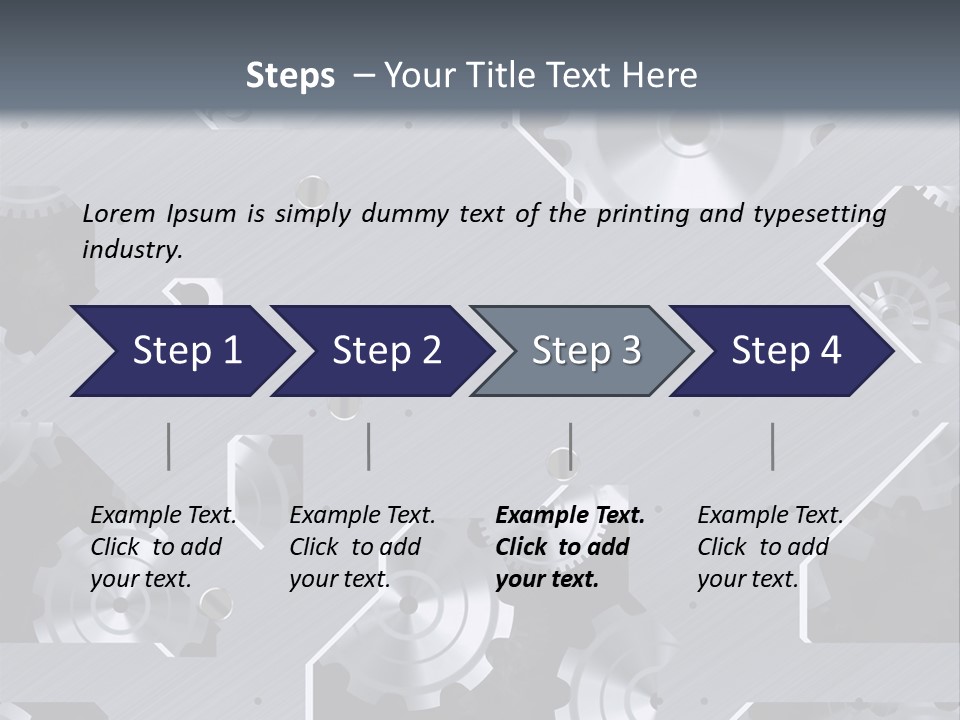 Turn Engine Watch PowerPoint Template