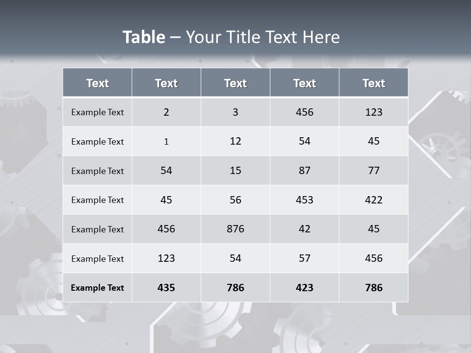 Turn Engine Watch PowerPoint Template