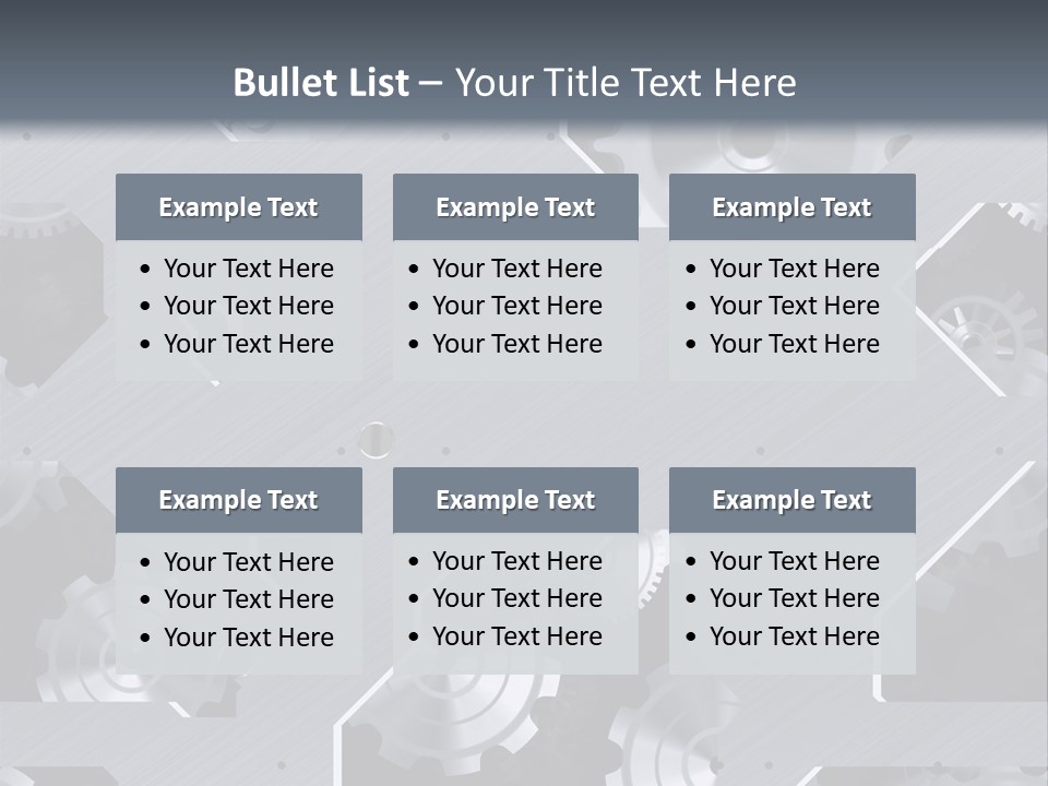 Turn Engine Watch PowerPoint Template