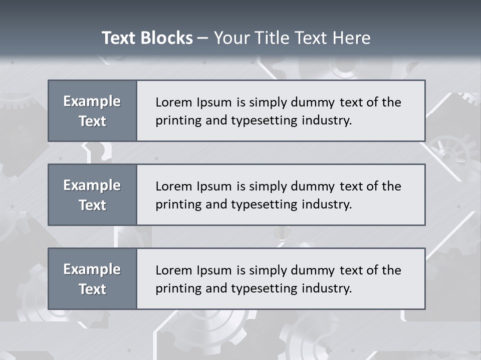 Turn Engine Watch PowerPoint Template