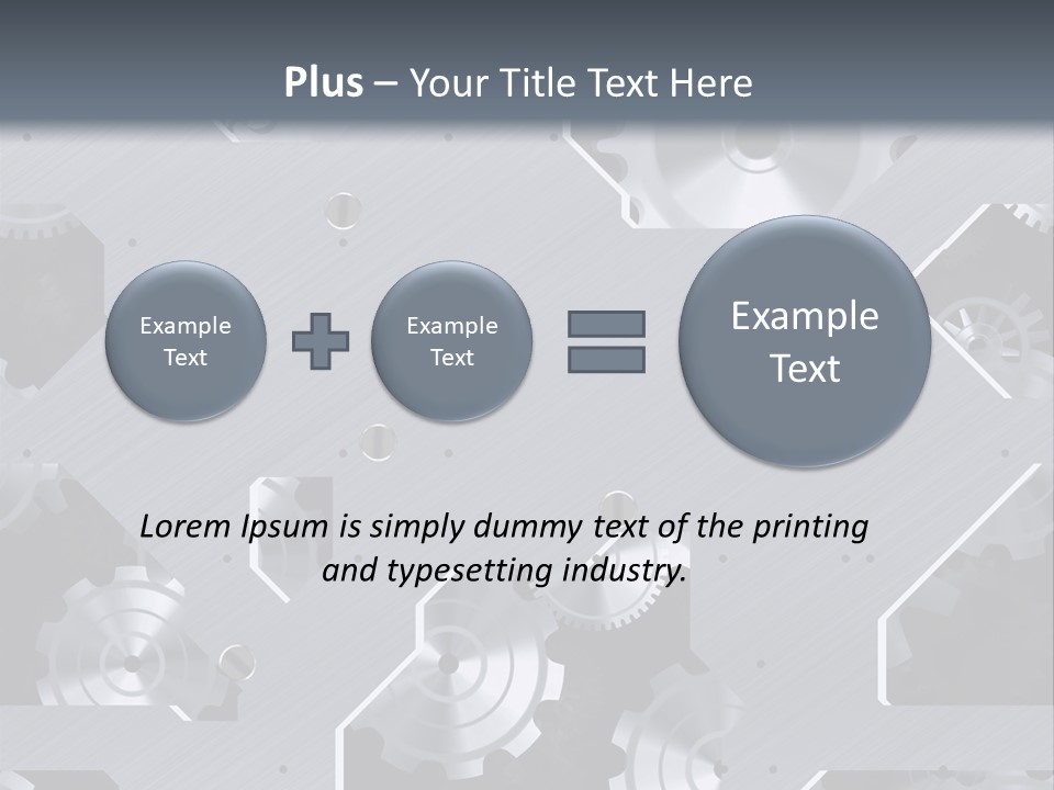 Turn Engine Watch PowerPoint Template