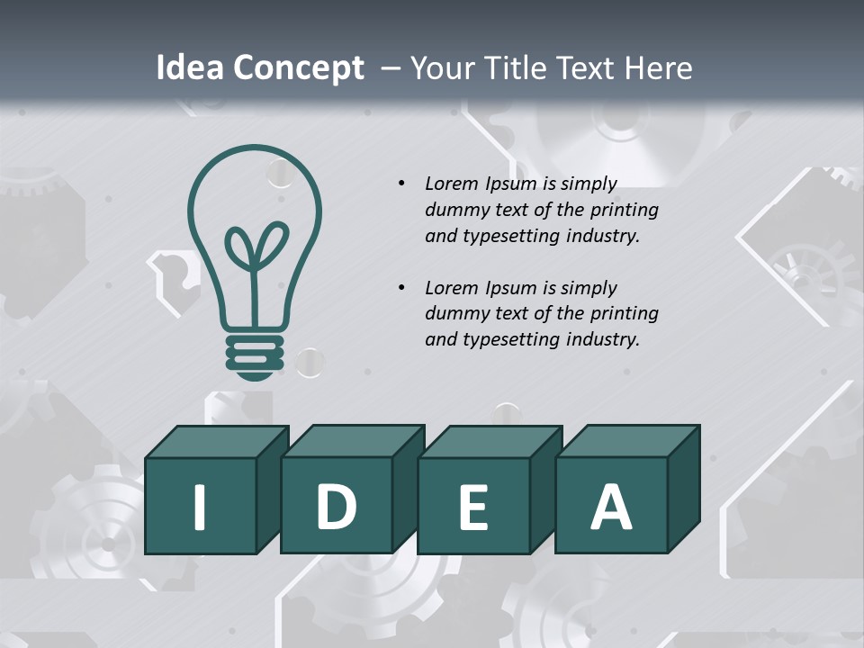 Turn Engine Watch PowerPoint Template
