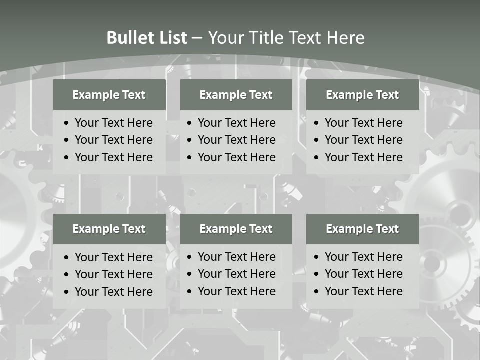 Machine Business Retro PowerPoint Template