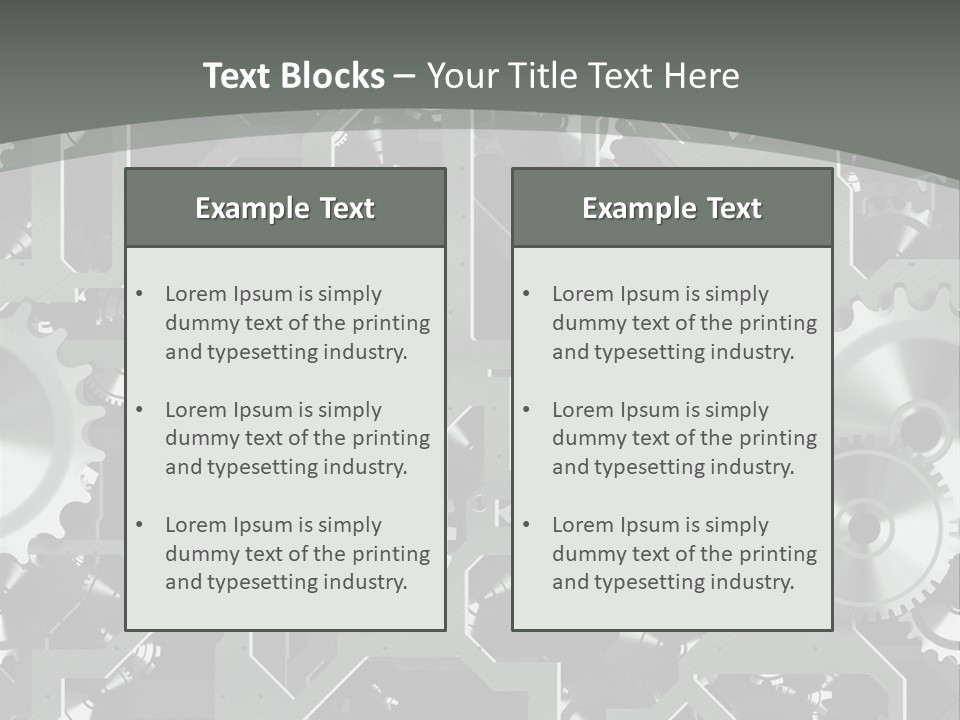 Machine Business Retro PowerPoint Template