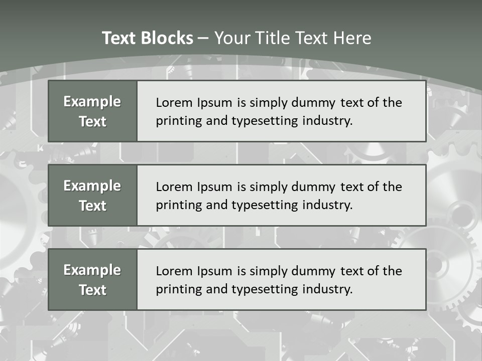Machine Business Retro PowerPoint Template