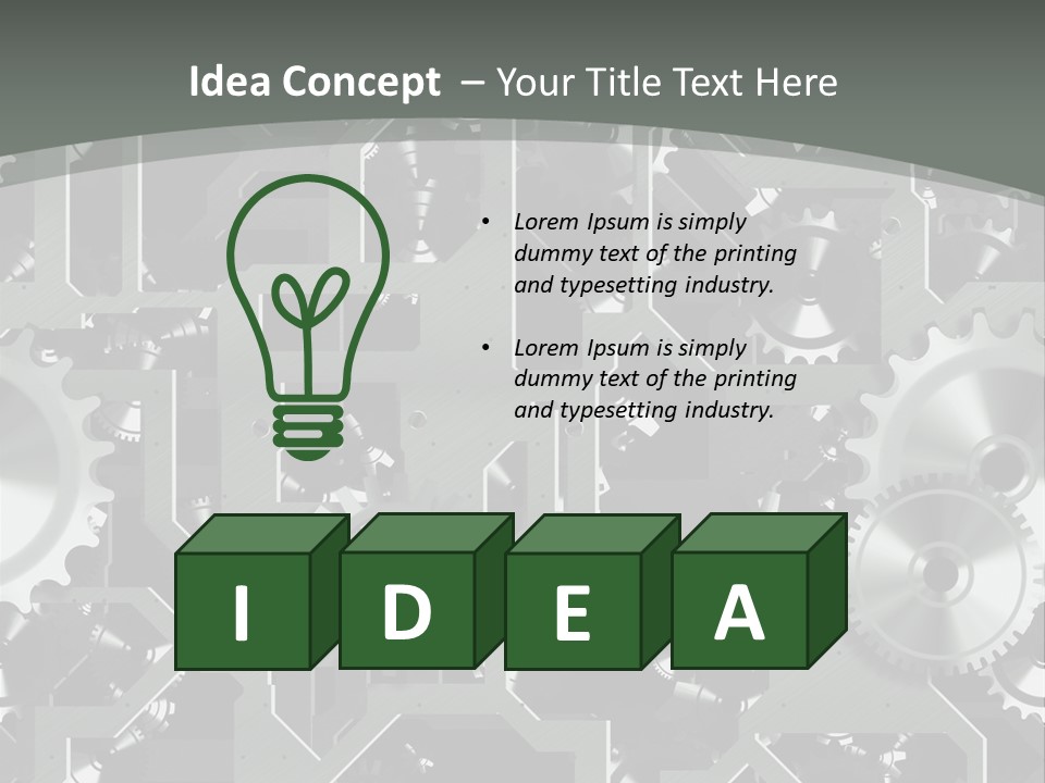 Machine Business Retro PowerPoint Template